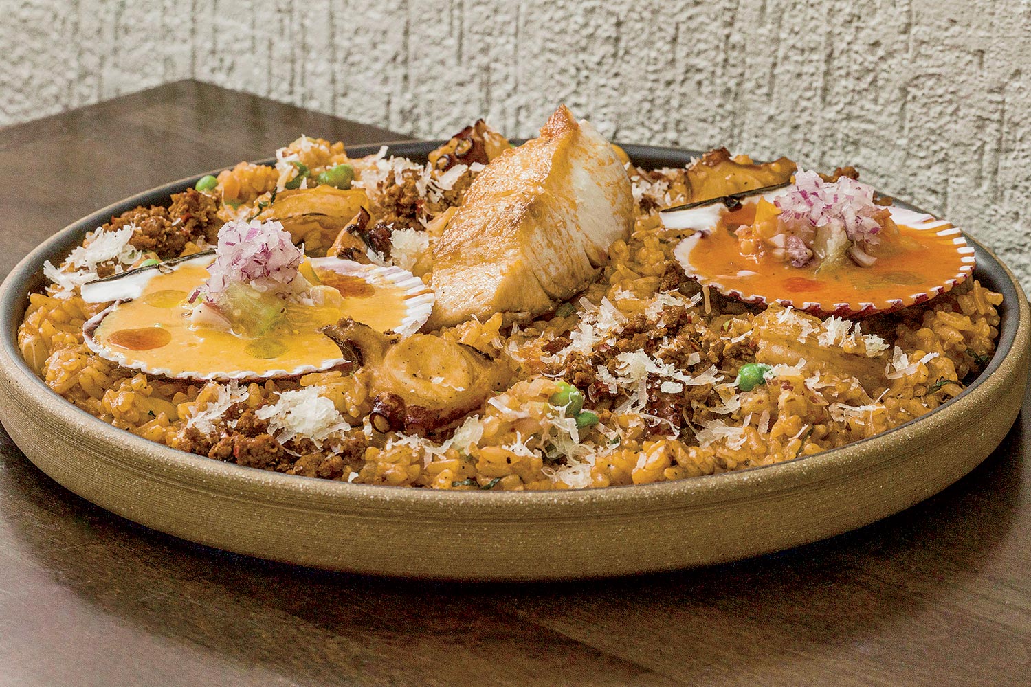 Matilda paella featured by Chicago Magazine